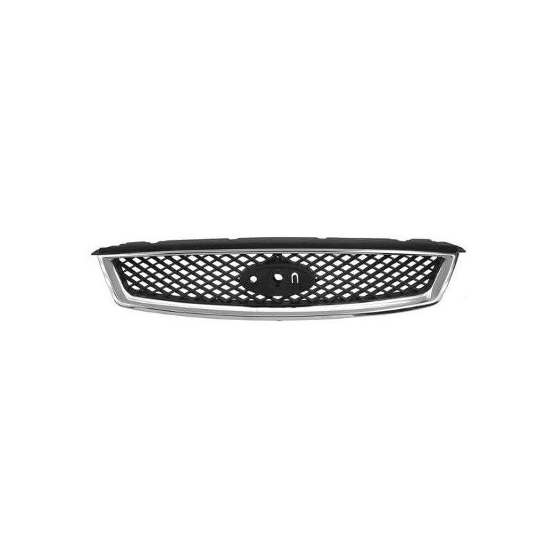 Grille de calandre Ford Focus 2 phase 1 pour rénovation carrosserie noire et chrome