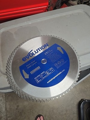 Evolution Power Tools 15BLADEST Steel Cutting Saw Blade, 15-Inch x 70-Tooth Blue