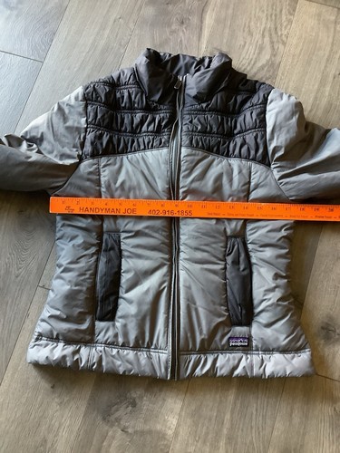 Patagonia Kitlope Jacket Gray Womens Size S Small Ruched Pleated Rare Unique EUC - Picture 14 of 16