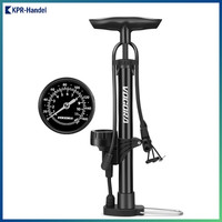Fahrradpumpe Mit Manometer 160 Psi FüR Alle Ventile, Luftpumpe