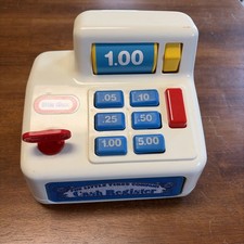 Vintage Little Tikes Cash Register Activity Toy Made In USA Very Clean