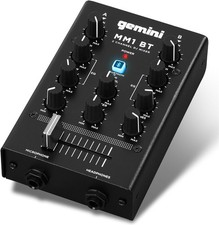 Gemini Sound MM1BT 2-Channel Bluetooth DJ Mixer