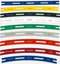 Full set OO/HO Tracksetta Track Laying Templates, straight & curves