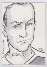2013-14 Leaf Best of Hockey 1/1 Eddie Shore Adam Talley Auto HOF Sketch 7ez