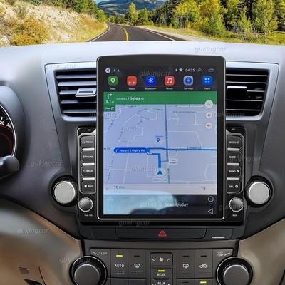 9.7'' 32GB CarPlay Android13 Car Radio GPS FM BT For Toyota Highlander 2008-2013