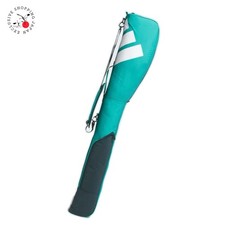 adidas Golf Bold Logo Club Carry Case Sunday Bag Holds 5-6 clubs Pure Teal New