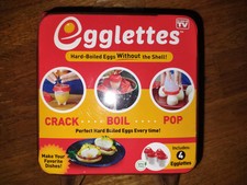 Egglettes Egg Cooker Hard Boiled Non-Stick Se...