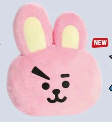 BTS ジョングク COOKY ぬいぐるみ クッション BT21 TinyTan BTS Jungkook BT21 COOKY Baby Face Cushion Large Plush Official