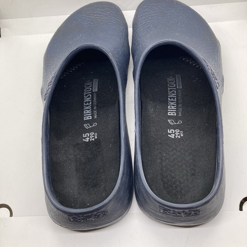 Pantofole Birkenstock Birki Air blu antistatiche da uomo 12 scivoli in poliuretano - Foto 9 di 13