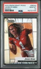 2023 PANINI PRIZM DRAFT PICKS MANGA #MGA4 JAHMYR GIBBS PSA 10