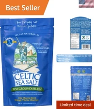 Exquisite Fine Ground Sea Salt, 8 oz Resealable Bag - Kosher Certified