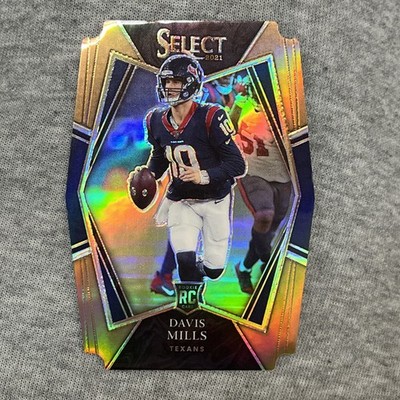 2021 Panini Select Premier Level Davis Mills #165 Copper Prizm Die-Cut /199 (RC)