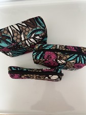 Vera Bradley Cosmetic Bags 3 In Canyon Road Pattern