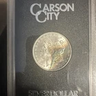 1884-CC UNC Morgan Silver Dollar Gem BU GSA Carson City Mint Coin Box&CoA
