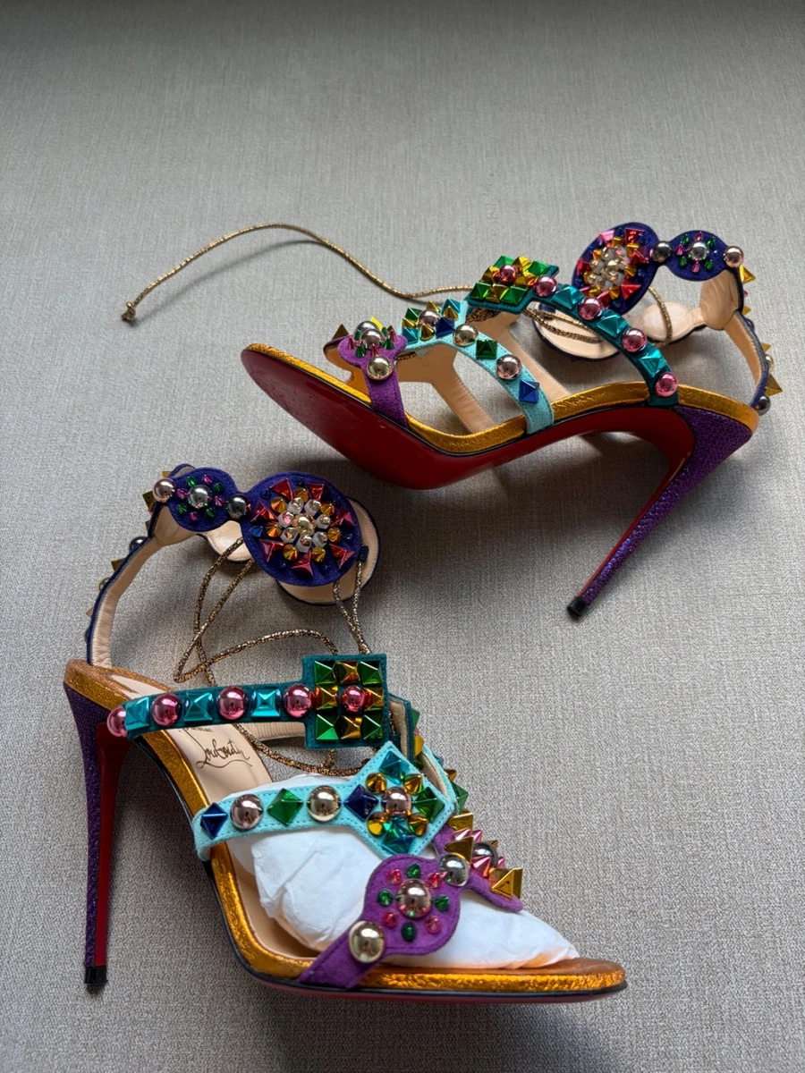 早い者勝ち！Christian Louboutin カラフルスタッズ ハイヒール Christian Louboutin Women's Multicolor for sale | eBay