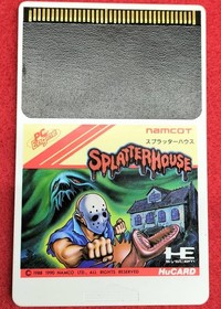 Namcot Splatter House Pc Engine Hucard Software Fce98