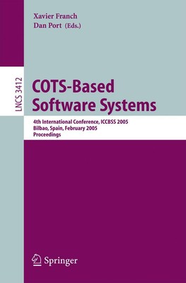 COTS-Based Software Systems Dan Port