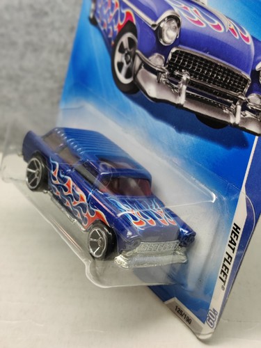 Hot Wheels 2009 Heat Fleet Series #9/10 - '55 NOMAD Blue Variation - NICE! - Picture 4 of 10