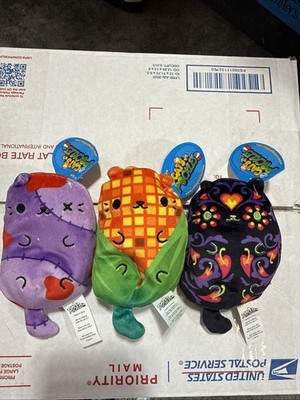 Lot Of 3 Cats Vs Pickles Plush Catatonia, Maizey, & La Catrina New With Tag !
