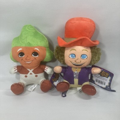 New Willy Wonka And Oompa Loompa Plush Wonka & The Chocolate Factory 7  Toys