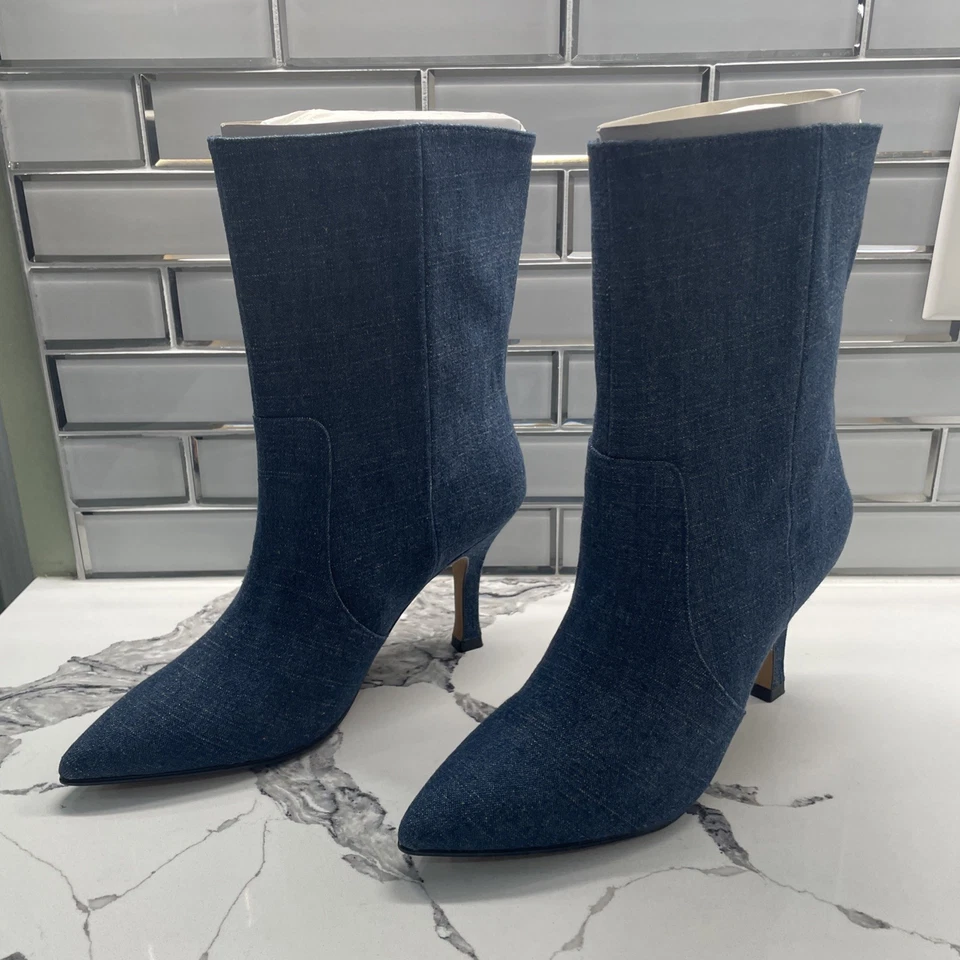 Lisa Vicky Arthaul-V 深蓝色牛仔鞋 - 女式 7.5 M 码 - 全新带盒! — 第 3/4 张图片