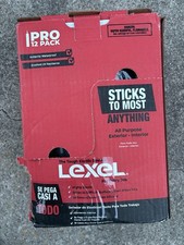 Sashco Lexel Clear Adhesive Caulk 10.5Oz Pack Of 12 For Interior Exterior Use