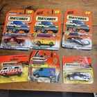 Matchbox X 6 Cars Mattel Wheels MGF PICK UP TAXI TRANSIT VW FERRARI