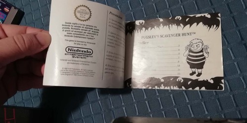 Addams Family Pugsley's Scavenger Hunt Nintendo Kumpel ein Italien nes Spiel - Afbeelding 18 van 24
