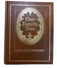Our Family Tree A History of Our Family Journal 1977 Poplar Book Brown Hardcover