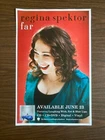 REGINA SPEKTOR FAR DOUBLE SIDED PROMO POSTER FOLDED 11X17 SIRE RECORDS 2009
