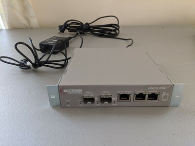 ACCEDIAN Networks Metro Nid + 501-018 AMN-1000-TE W/ Power Adapter. | eBay