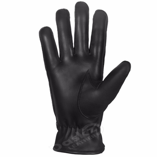 Leather gloves soft feel lining fleece winter warm outdoor walking 100% leather - Picture 8 of 26