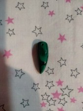 Malachite pietra cabochon goccia pendente 