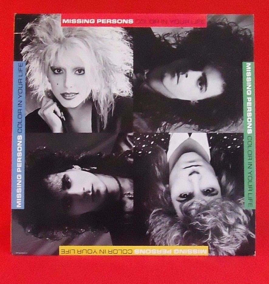 MISSING PERSONS - COLOR IN YOUR LIFE - VINYL LP - 1986 - CAPITOL