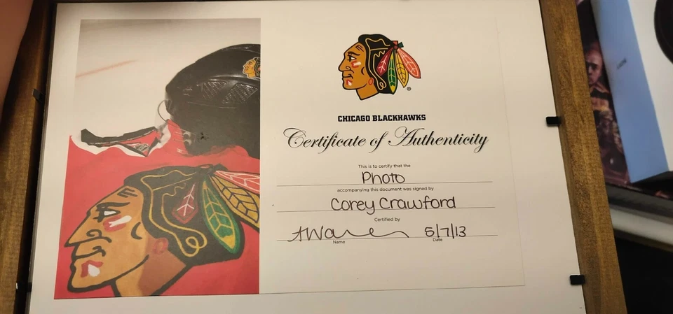 Foto de firma de Corey Crawford Foto 2 de 2