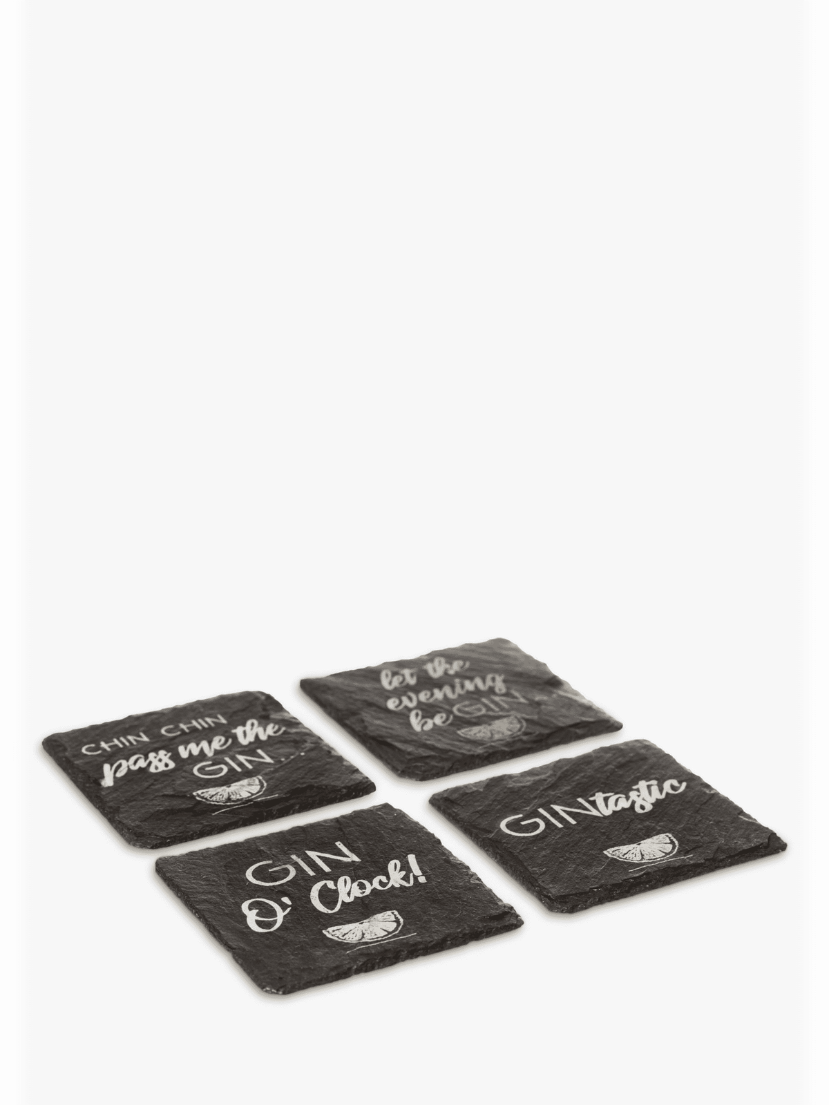 Just Slate Company 4 Gin Coasters