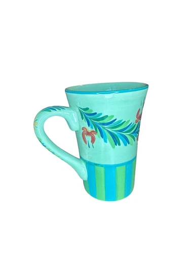 Gail Pittman Stoneware Pottery Mugs Provence Tall Latte 