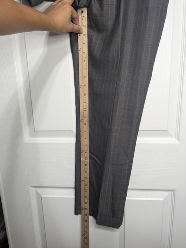 Ermenegildo Zegna Trofeo Suit Men's 42R Silk Blend Double Vented Pants 36x28 - Picture 18 of 23