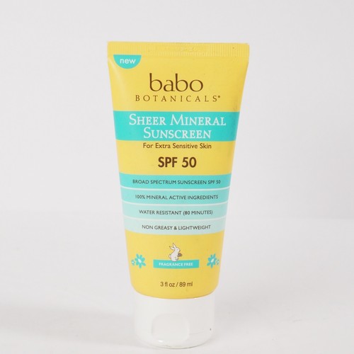 babo botanicals sheer mineral sunscreen spray spf 50
