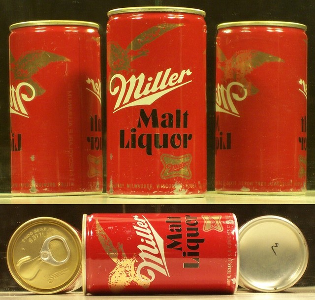 Miller Malt Liquor Beer A/A ( Red Can ) 3 City Version Milwaukee