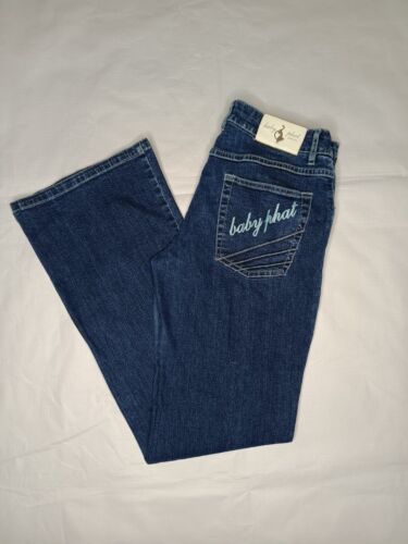 Baby Phat Y2K Vintage Bootcut Jeans 11 blaues Logo - Bild 1 von 8
