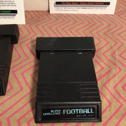 Lotto Manuale Gioco Vintage Calcio E Calcio Atari 2600 Testato Lavoro - Foto 5 di 9