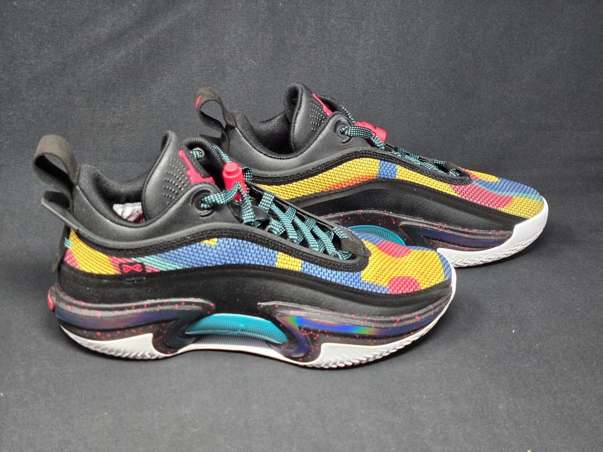 Size 8 - Air Jordan 36 Low Black Multi-Color for sale online
