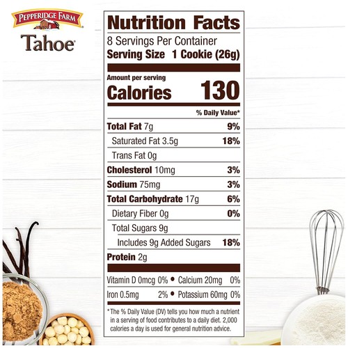 Pepperidge Farm Tahoe Crispy White Chocolate Macadamia Nut Cookies, 7.2 OZ Bag ( - Picture 2 of 5