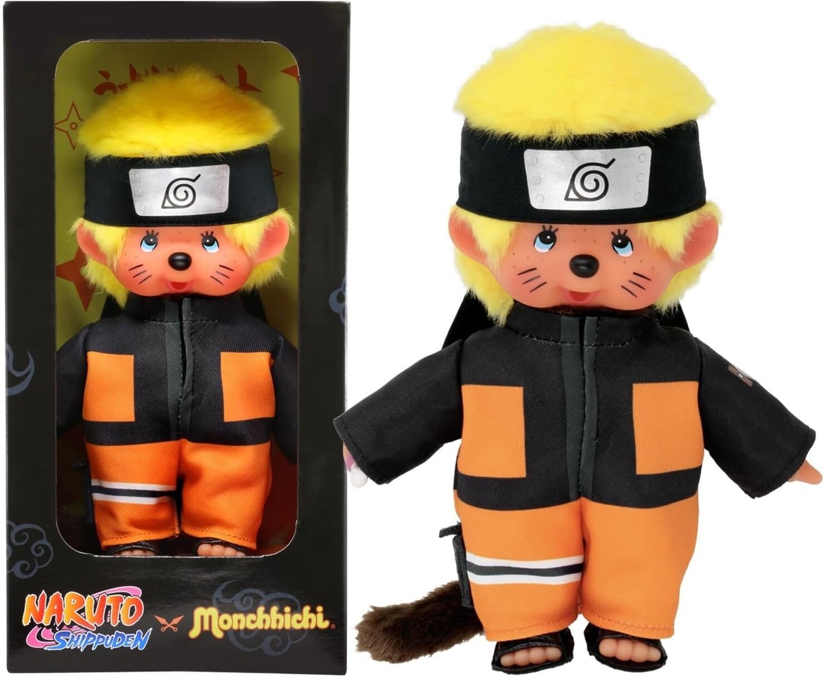 Adorable Naruto Shippuden 20 cm Monchhichi Plush Toy - Perfect for