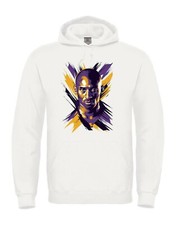 Felpa cappuccio KOBE BRYANT v2 - 24 Lakers Unisex Black Mamba maglietta t-shirt