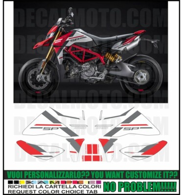 AUFKLEBER HYPERMOTARD 950 SP 2021 NO PAINT KIT KOMPATIBEL