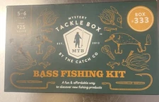 Mystery Tackle Box By The Catch Co. #333 Bass Fishing Kit New In Box.