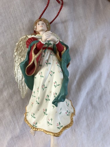 Vintage 1999 Hallmark Keepsake adorno de Navidad Angel Song Robert Haas 5" - Imagen 7 de 12