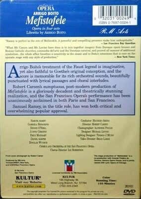 Mefistofele (DVD,2001) BRAND NEW / FACTORY SEALED / NEVER OPENED